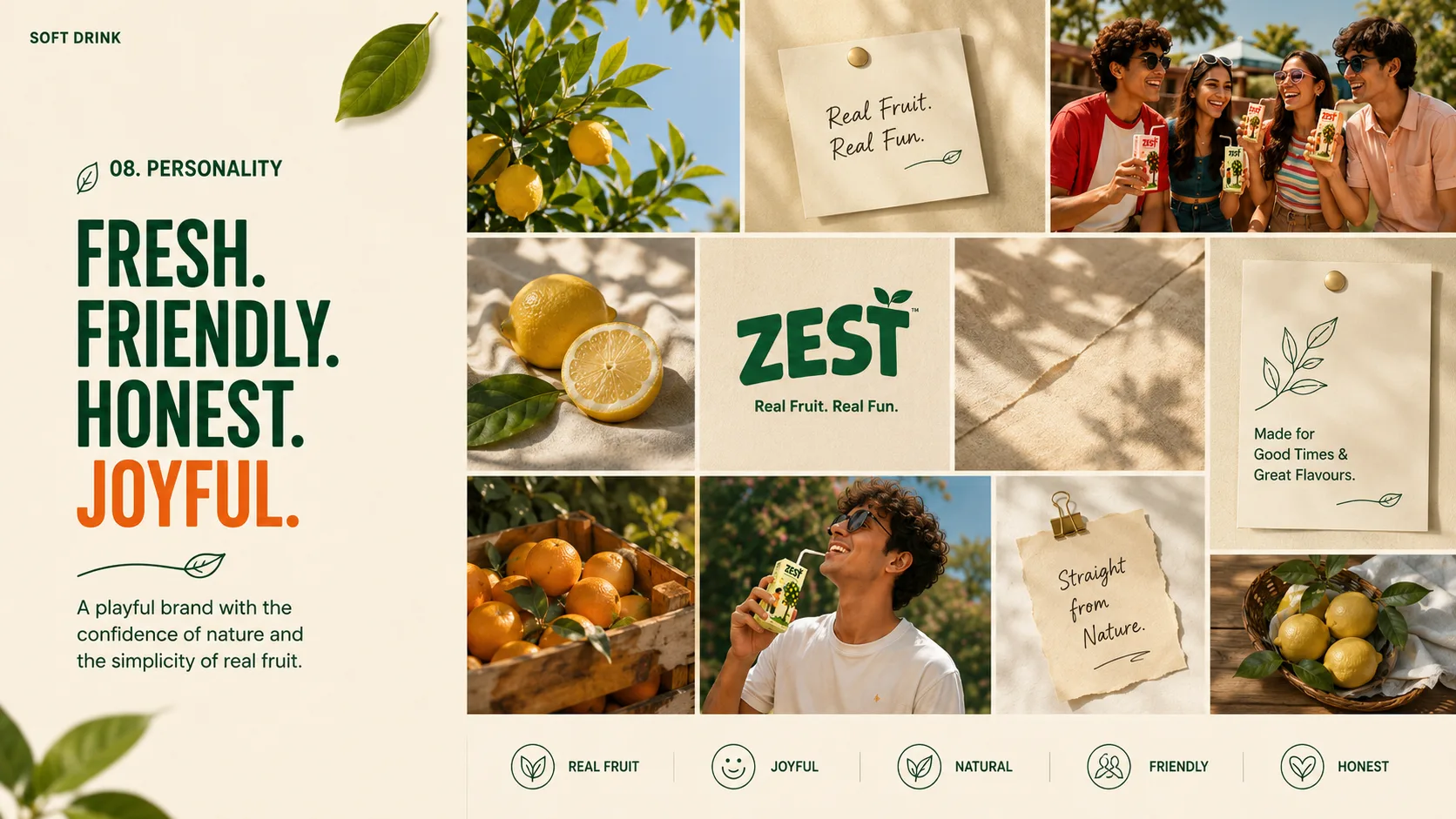 Zest — Packaging Design packaging & visual design mockup 8 by Raghav Chopra